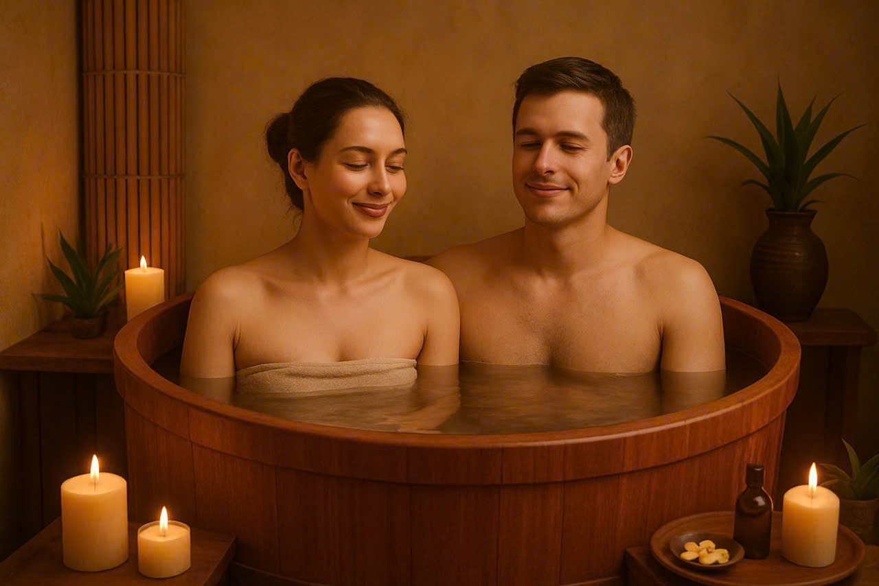 Couple Herbal Bath