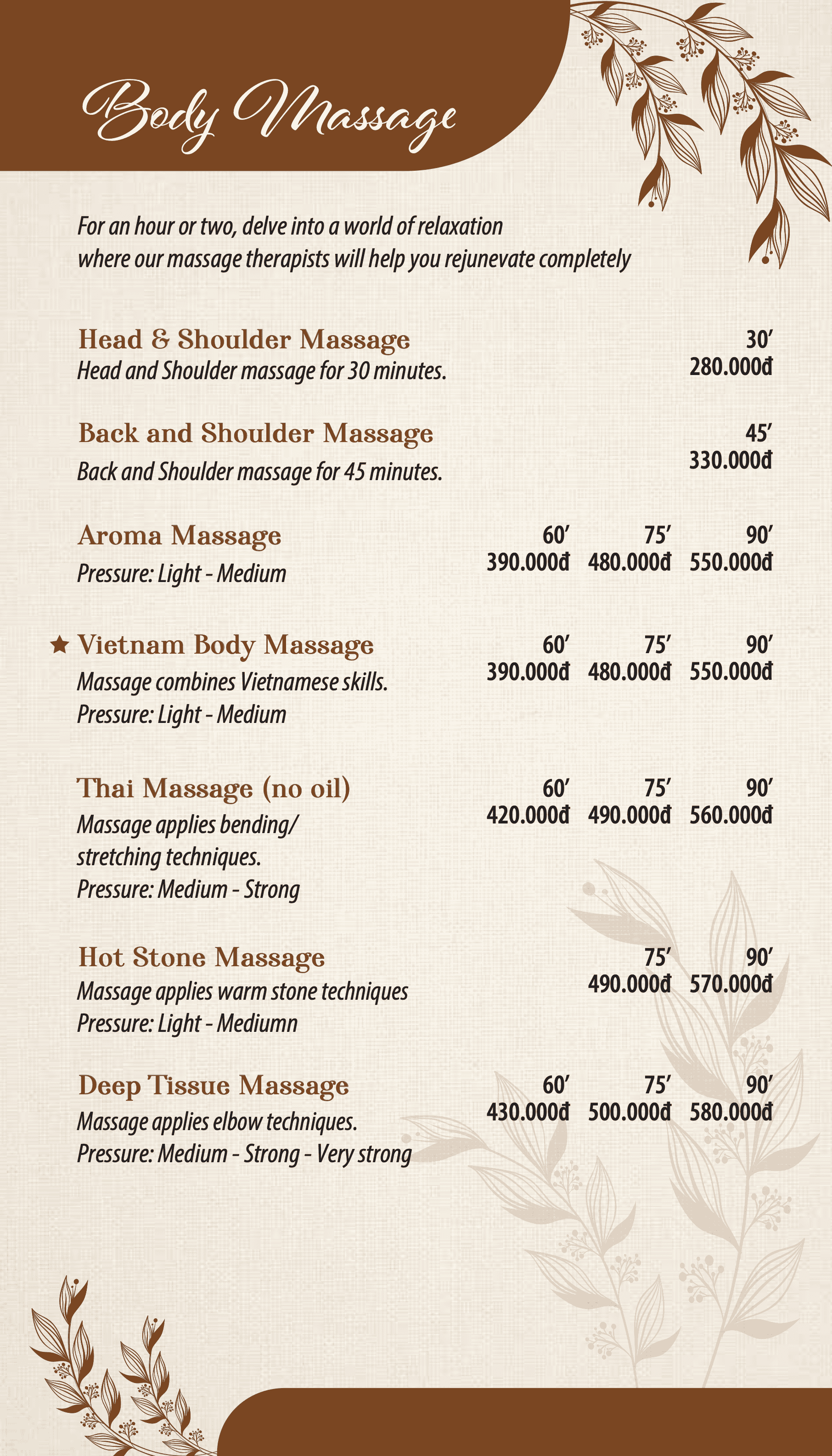 HANOI OLDQUARTER SPA